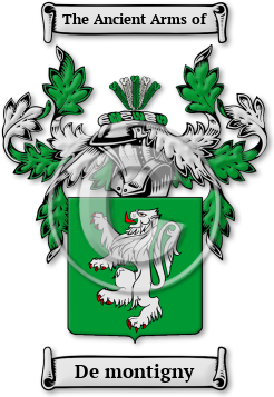 De montigny Family Crest Download (JPG) Legacy Series - 600 DPI